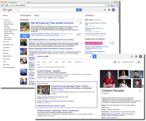 Google News Artikel erscheinen auf der News-Seite von Google und auch in den normalen Suchergebnissen. Dadurch erzielen Sie bei guter Platzierung eine enorme Reichweite.